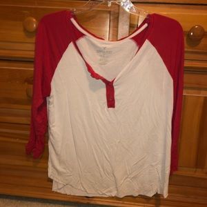 ❤️ American eagle baseball tee